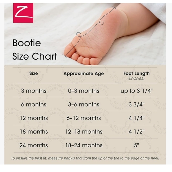 Zutano fleece baby bootie with two snap closure - Picture 4 of 7